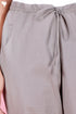 Cambric Cotton Pants In Steel Grey